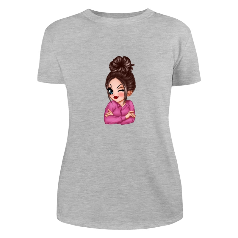 Sassy Crossed Arms Mom Dad Grandpa And Kids Hands Outline Personalized Shirt