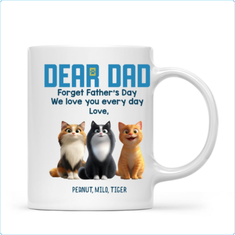  3 Con meow - Cat Lover Personalized Mug 
