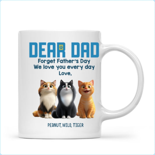  3 Con meow - Cat Lover Personalized Mug 