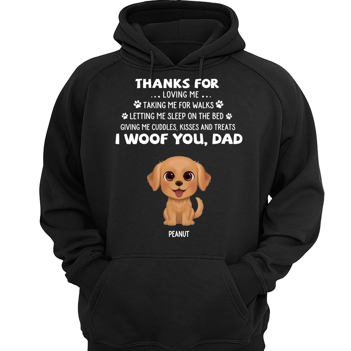 Watercolor Cute Dogs We Woof You Gift For Dog Mom Dog Dad Personalized Shirt