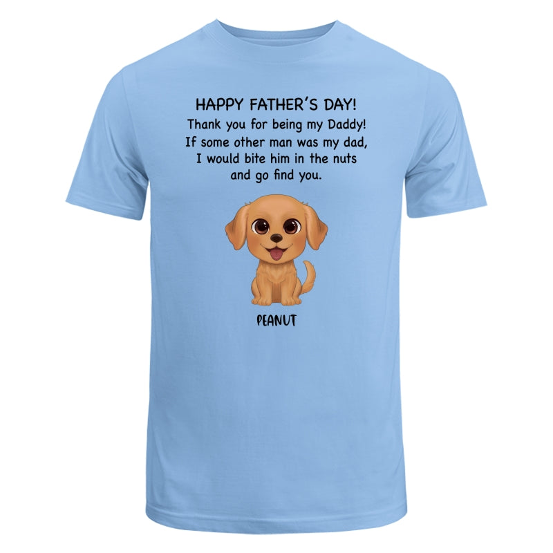 Watercolor Cute Dogs Happy Father‘s Day Gift For Dog Dad Dog Lovers Personalized Shirt