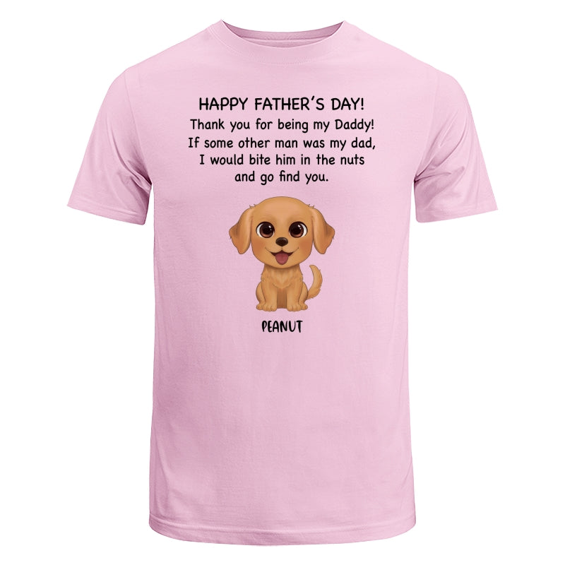 Watercolor Cute Dogs Happy Father‘s Day Gift For Dog Dad Dog Lovers Personalized Shirt