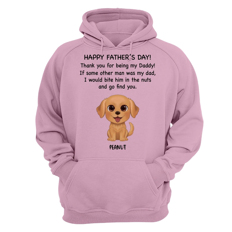 Watercolor Cute Dogs Happy Father‘s Day Gift For Dog Dad Dog Lovers Personalized Shirt
