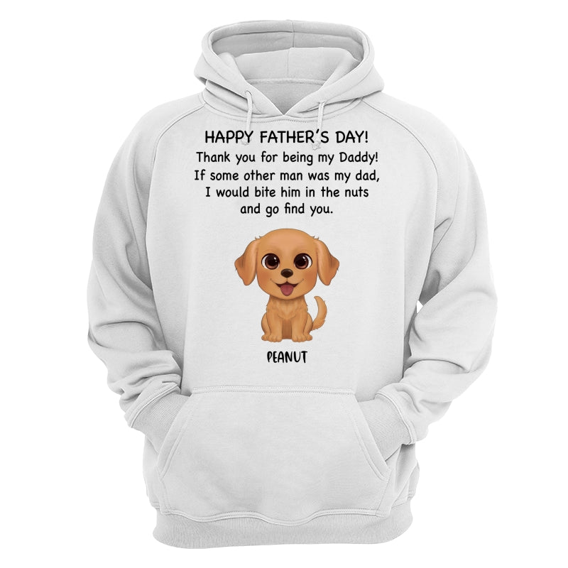 Watercolor Cute Dogs Happy Father‘s Day Gift For Dog Dad Dog Lovers Personalized Shirt