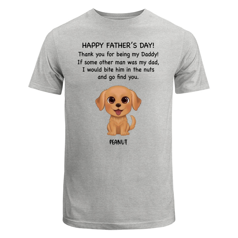 Watercolor Cute Dogs Happy Father‘s Day Gift For Dog Dad Dog Lovers Personalized Shirt