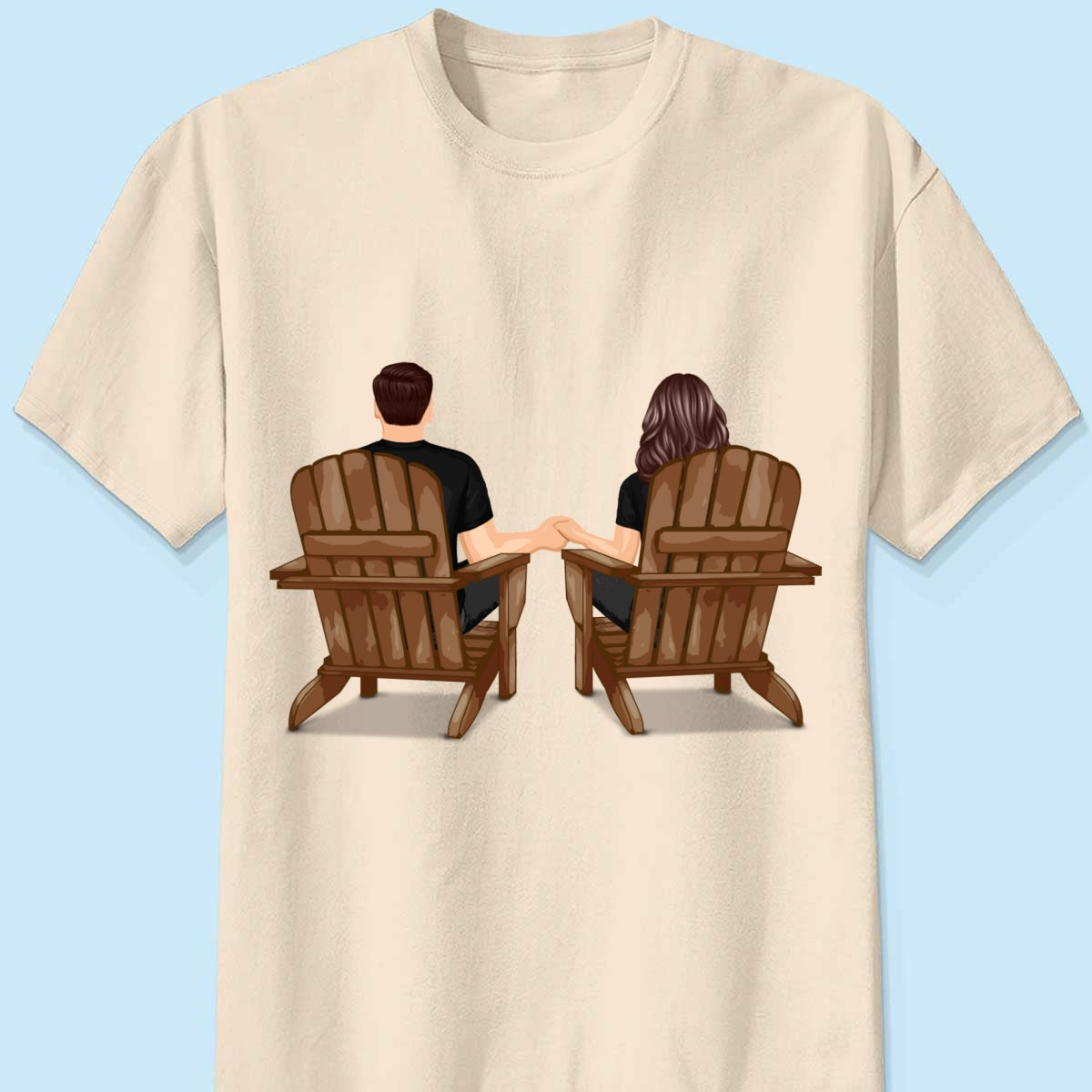 linh trang test - Retro Couple Back View Holding Hands