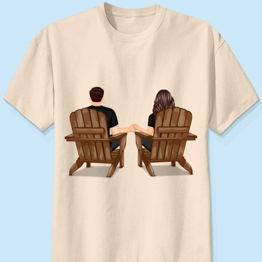 linh trang test - Retro Couple Back View Holding Hands