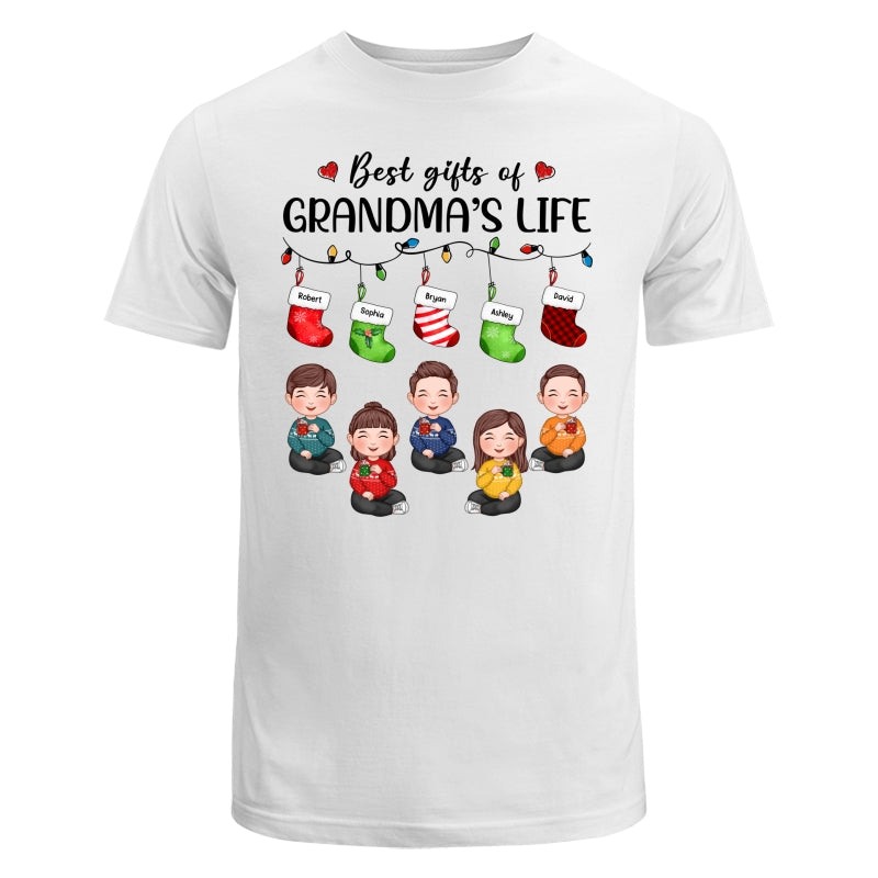 Christmas Stocking Best Gifts Of Grandma‘s Life Cute Kids Personalized Shirt