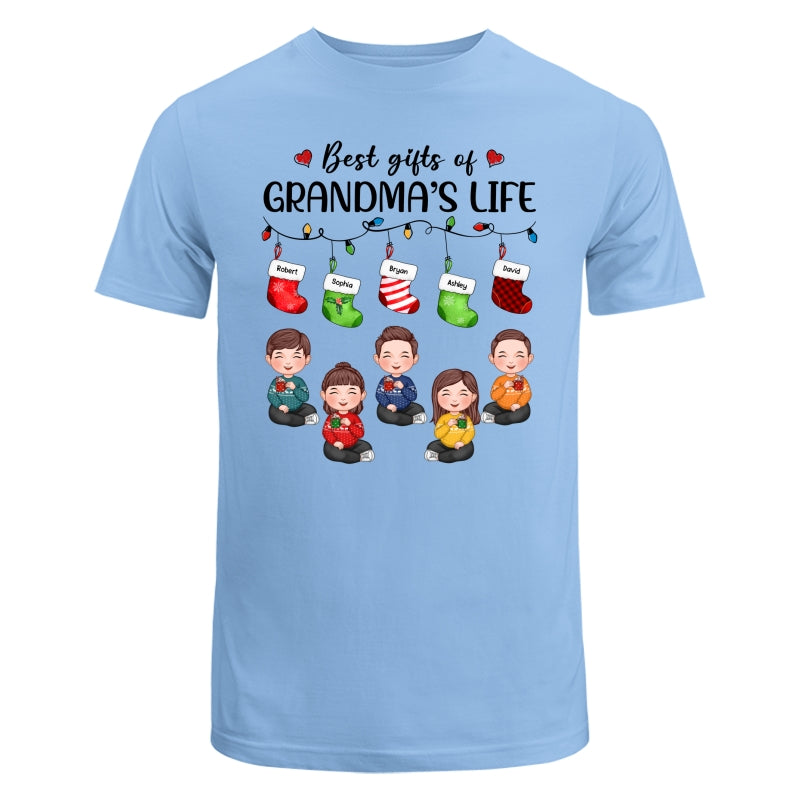 Christmas Stocking Best Gifts Of Grandma‘s Life Cute Kids Personalized Shirt