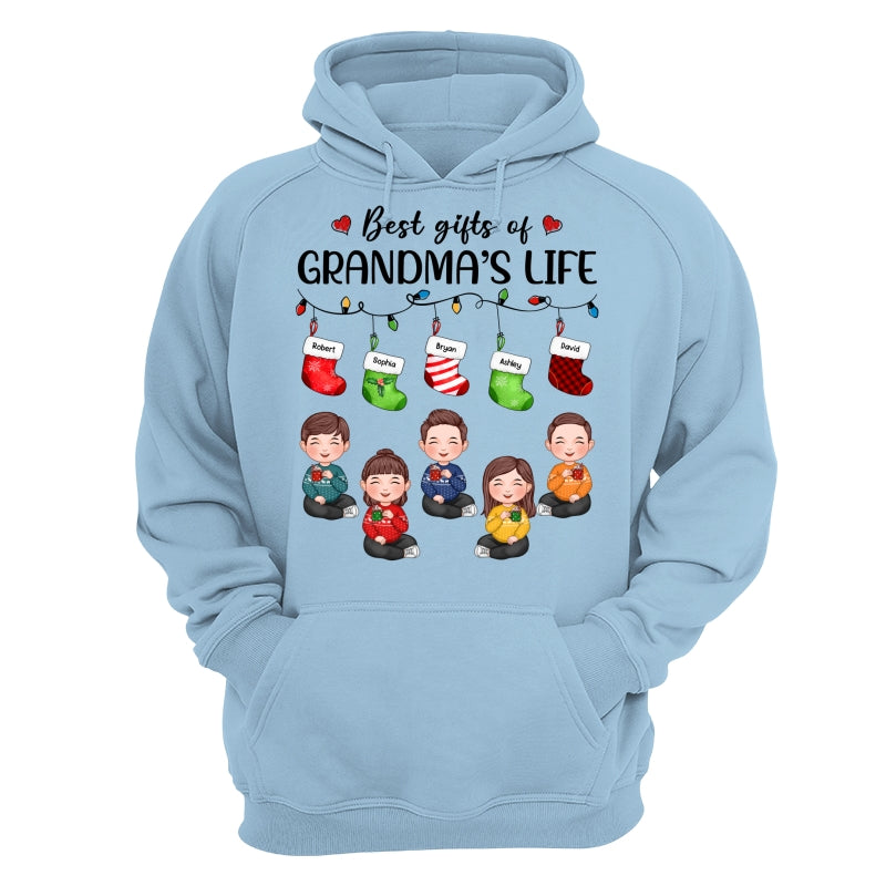 Christmas Stocking Best Gifts Of Grandma‘s Life Cute Kids Personalized Shirt