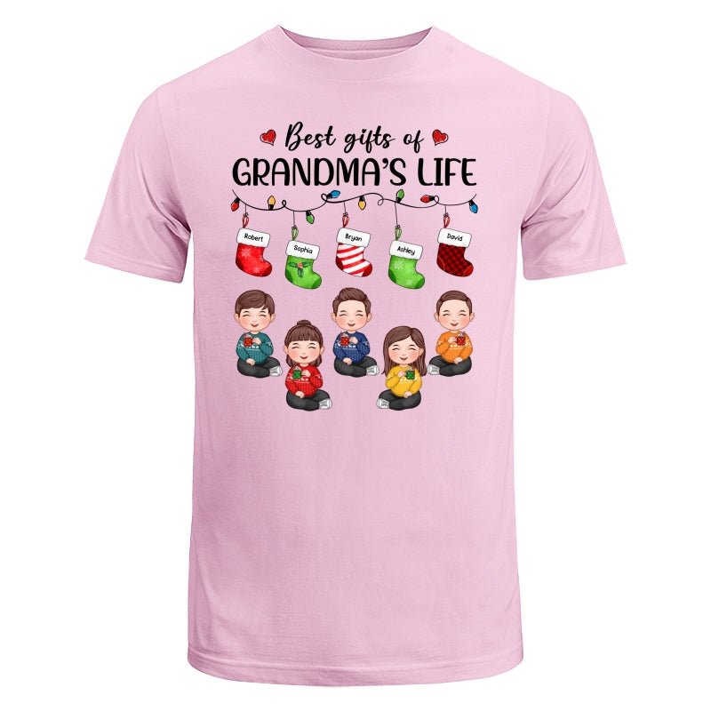 Christmas Stocking Best Gifts Of Grandma‘s Life Cute Kids Personalized Shirt