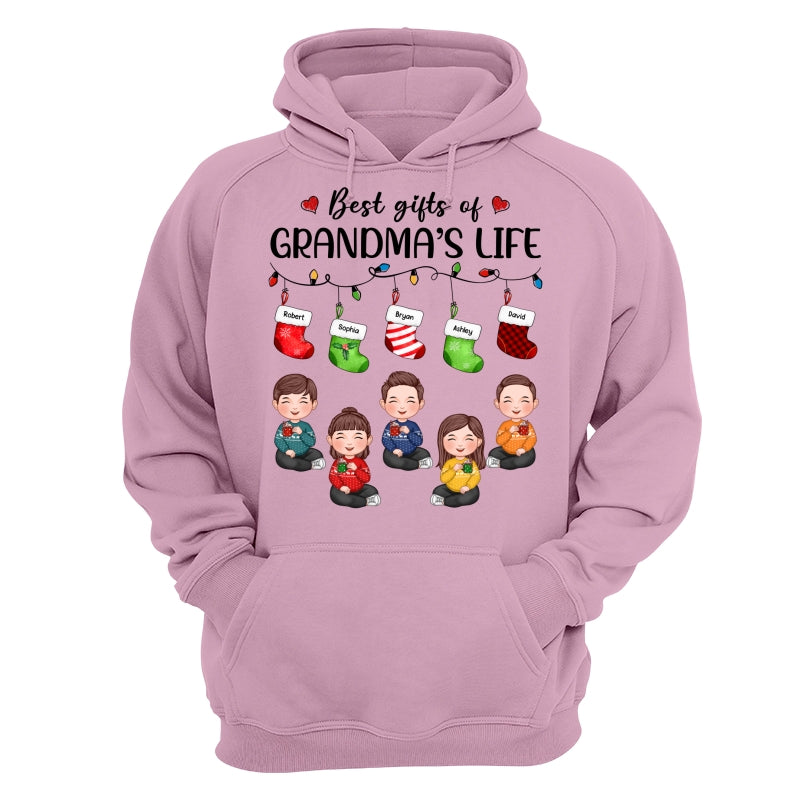 Christmas Stocking Best Gifts Of Grandma‘s Life Cute Kids Personalized Shirt