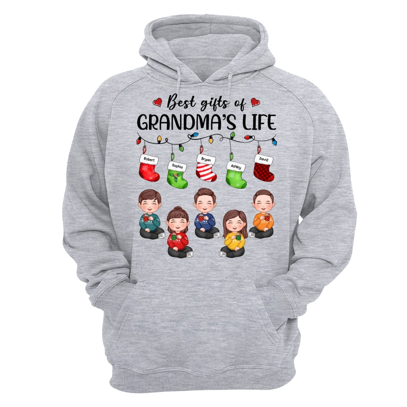 Christmas Stocking Best Gifts Of Grandma‘s Life Cute Kids Personalized Shirt