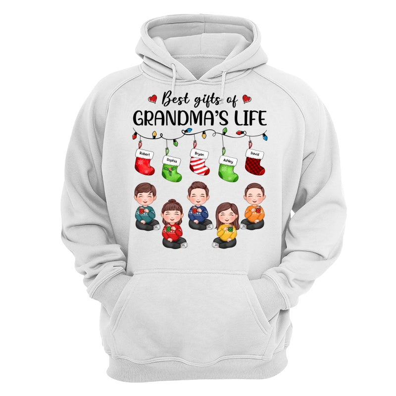 Christmas Stocking Best Gifts Of Grandma‘s Life Cute Kids Personalized Shirt