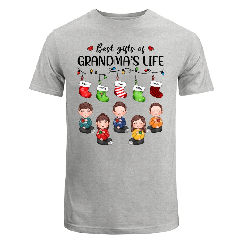 Christmas Stocking Best Gifts Of Grandma‘s Life Cute Kids Personalized Shirt