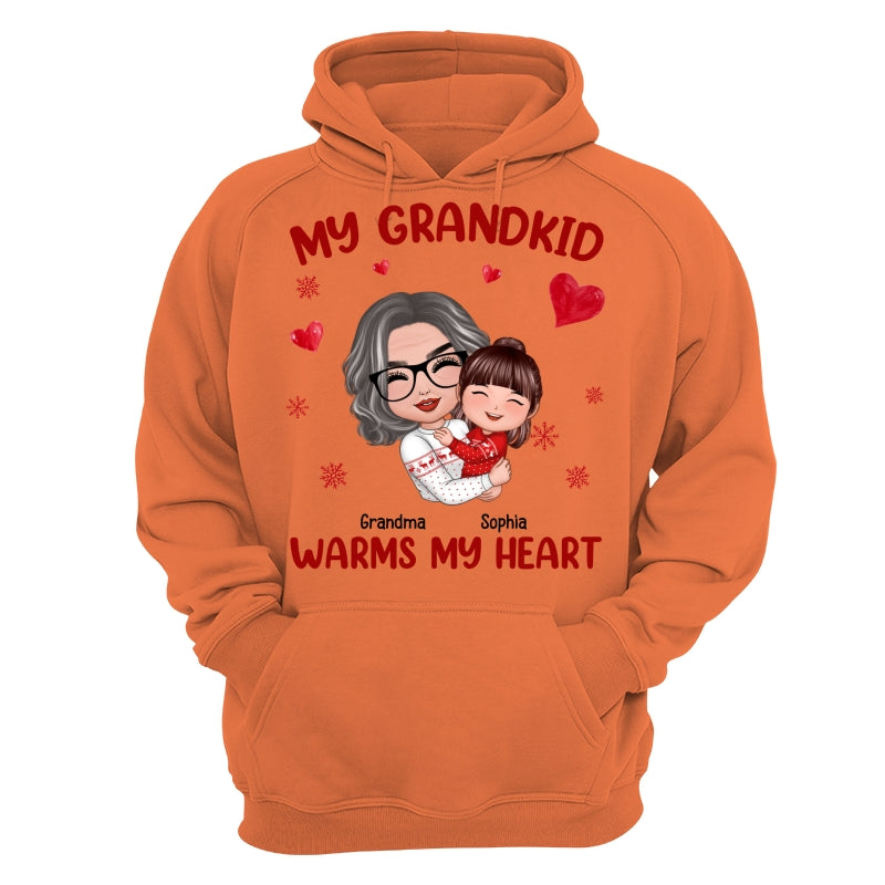 Christmas Doll Grandma Hugging Kid Personalized Shirt Early Chrismas Sale 50% Off