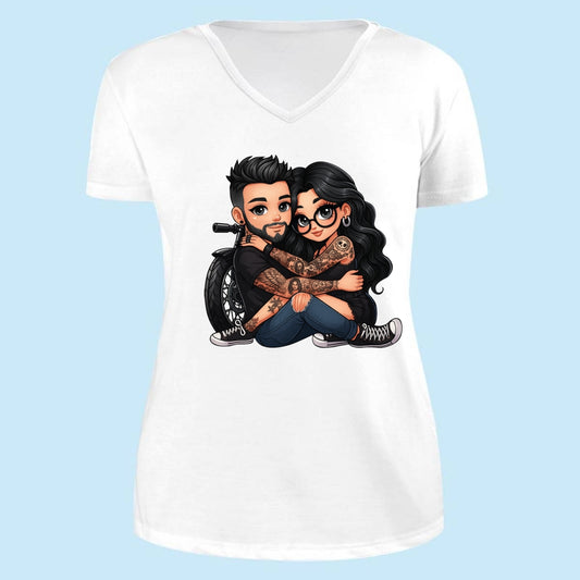 ltrang test - Biker 3D Cartoon Effect Couple