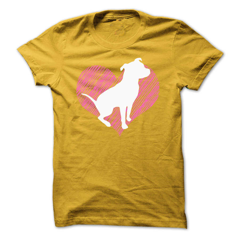 I LOVE PITBULL 2 TSHIRT