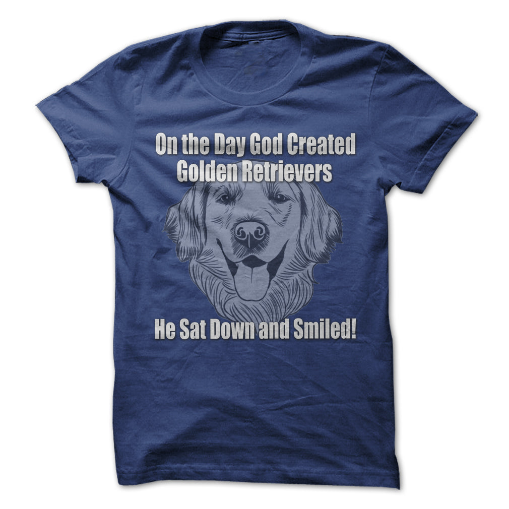 On the Day God Created Golden Retrievers