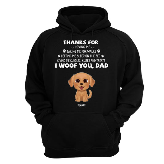 Watercolor Cute Dogs We Woof You Gift For Dog Mom Dog Dad Personalized Shirt