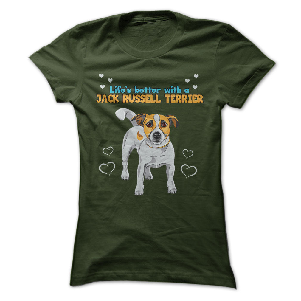 Lifes Better with A Jack Russell Terrier! Love your JRT dog?