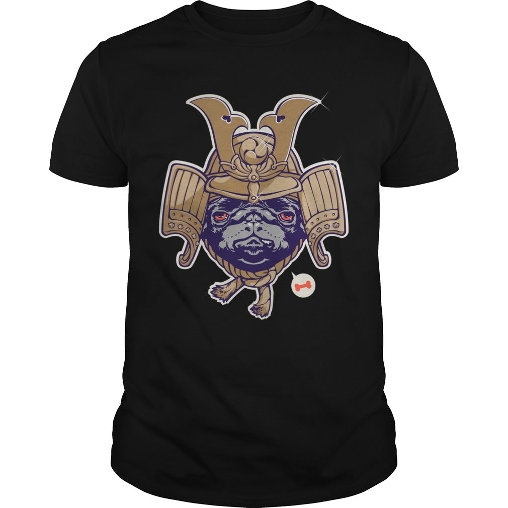 Samurai Pug Dog Hoodie Papa Mama Men Women Dogs Lovers Sunfrog Hoodie