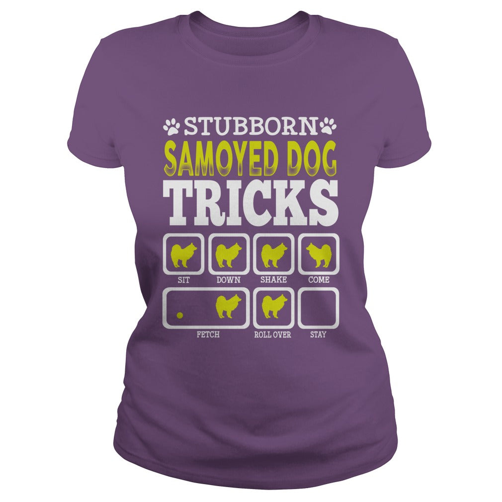 TUBBORN SAMOYED DOG TRICKS