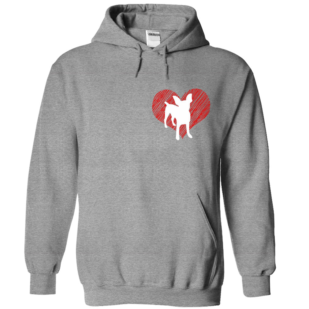 I Love Chihuahua 2 Red Heart