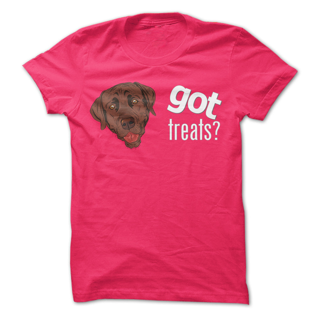 Got Treats Heads - Chocolate Lab