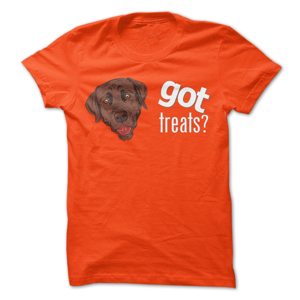 Got Treats Heads - Chocolate Lab
