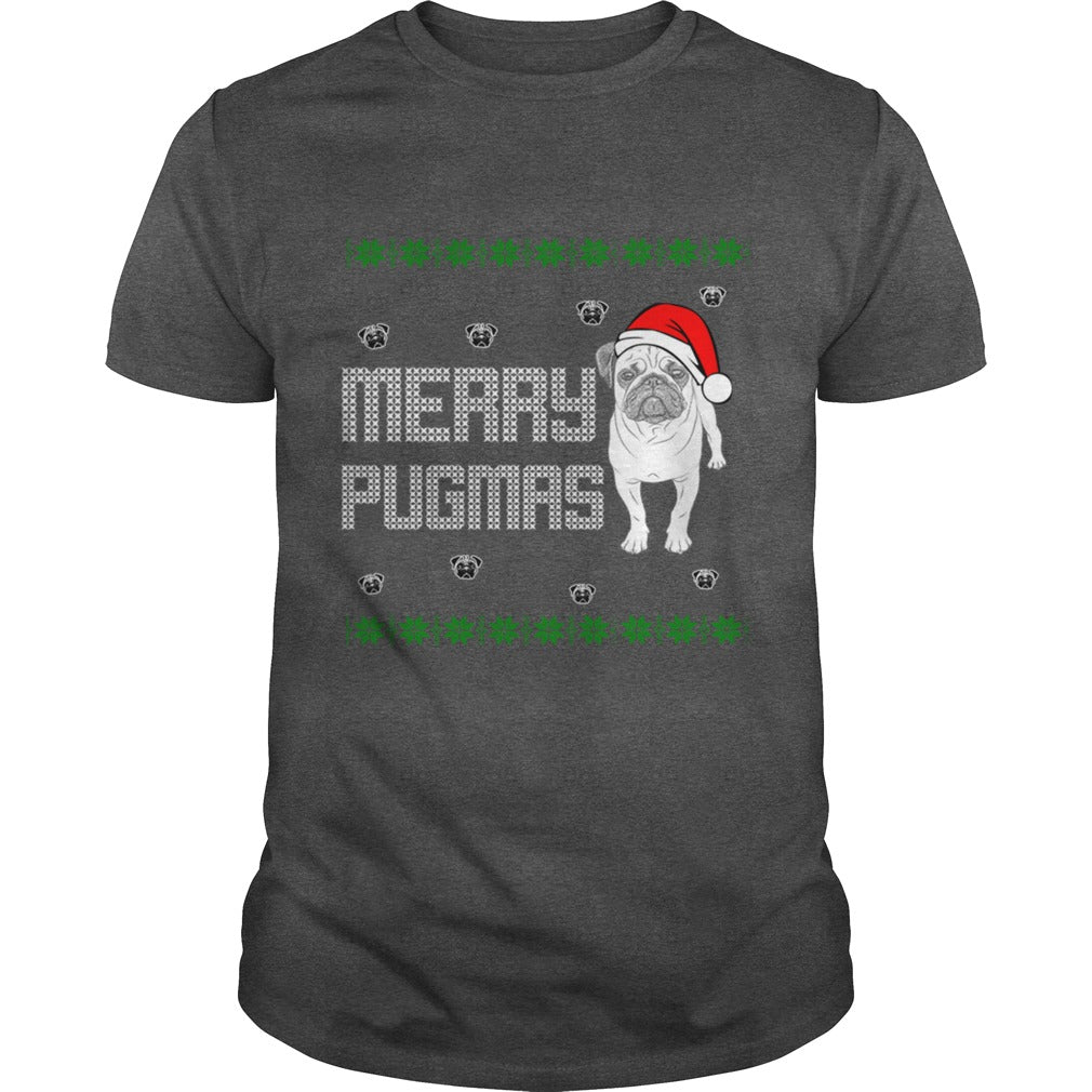 Merry Pugmas Pug Dog Papa Mama Men Women Dogs Lovers Sunfrog Hoodie