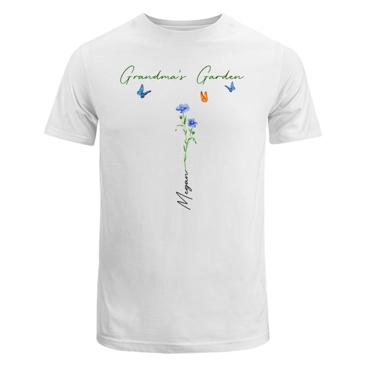 Family Watercolor Flowers Personalized Shirt