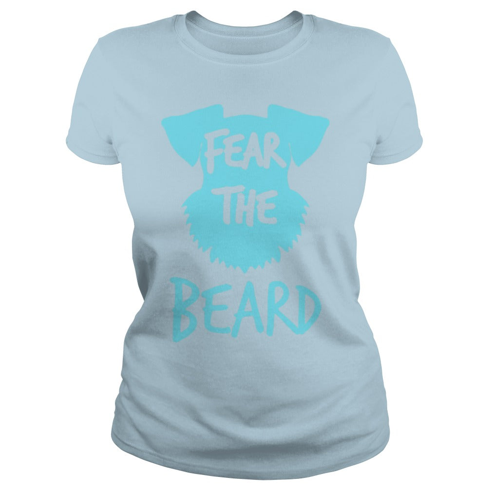 Schnauzer fear the beard funny T shirt