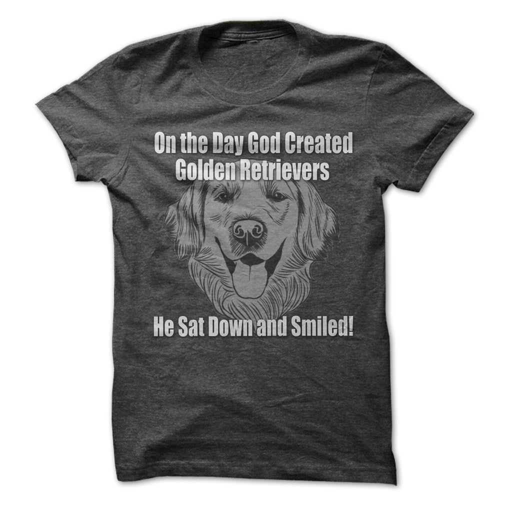 On the Day God Created Golden Retrievers