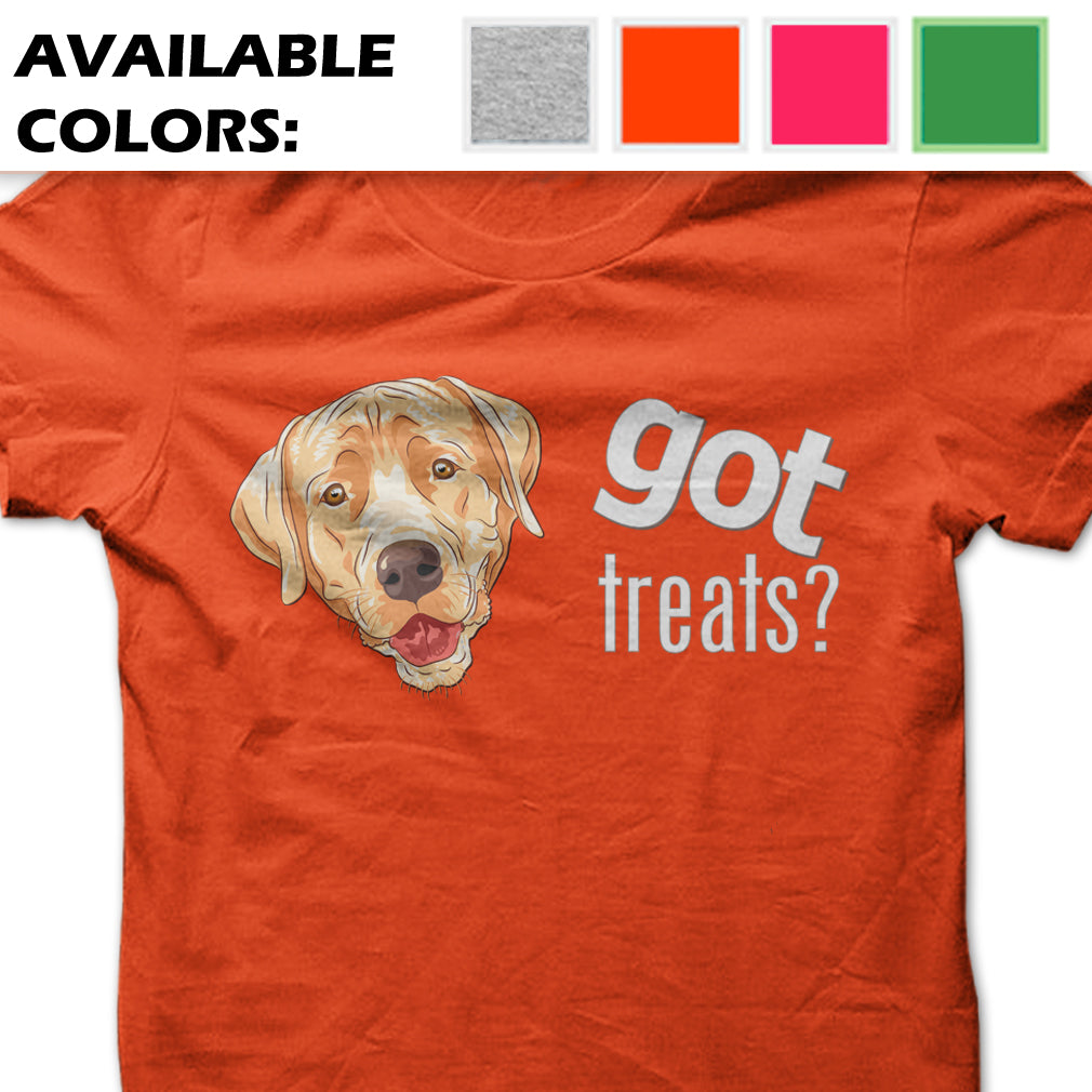 Got Treats Heads - Yellow Lab