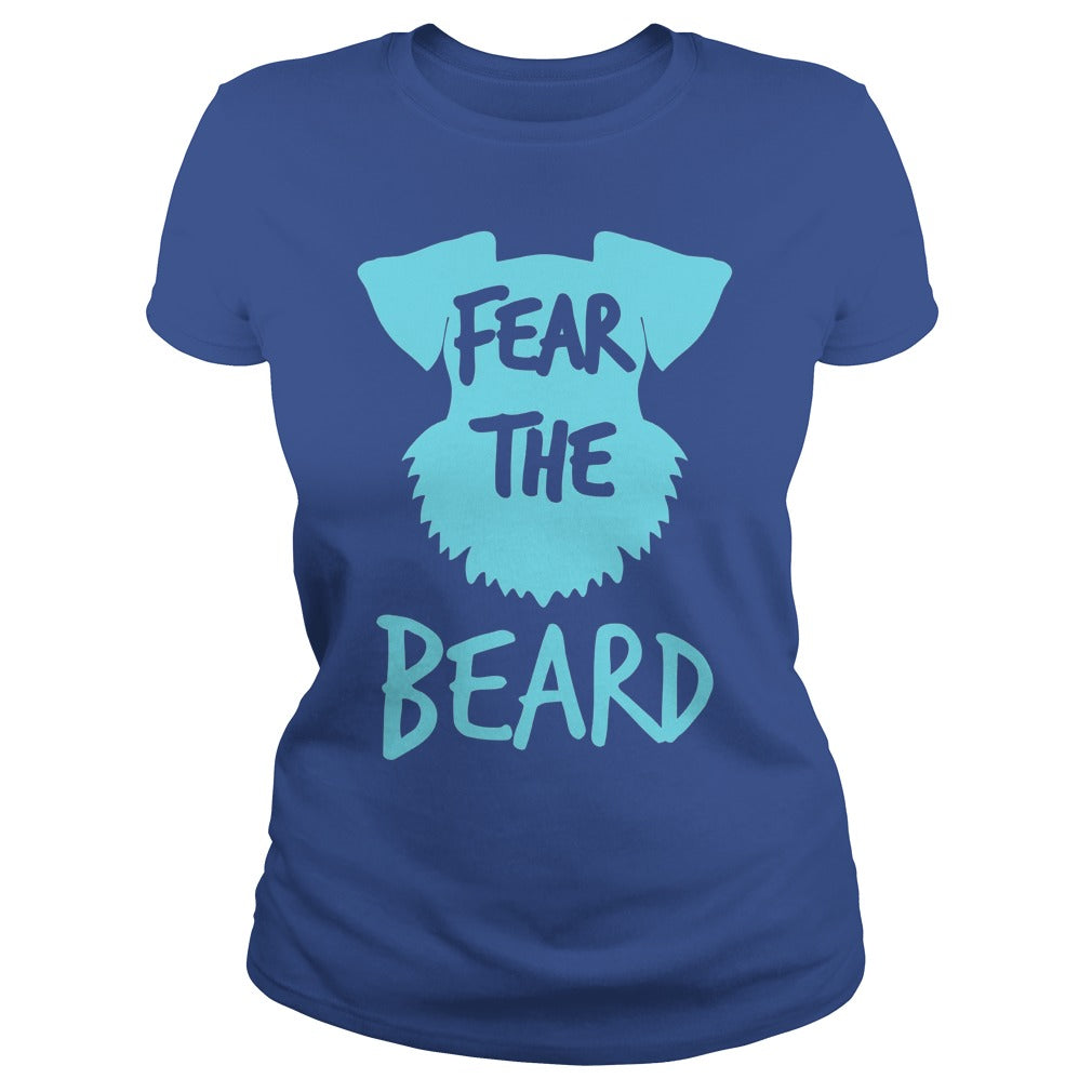 Schnauzer fear the beard funny T shirt