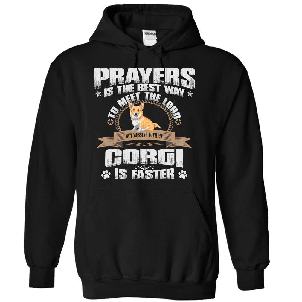 BUT MESSING MY CORGI IS FASTER TSHIRTS