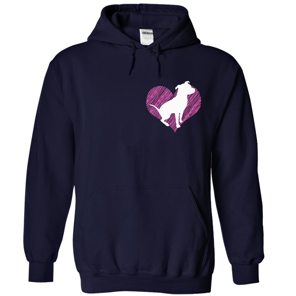 I Love Pitbull 2 Pink Heart