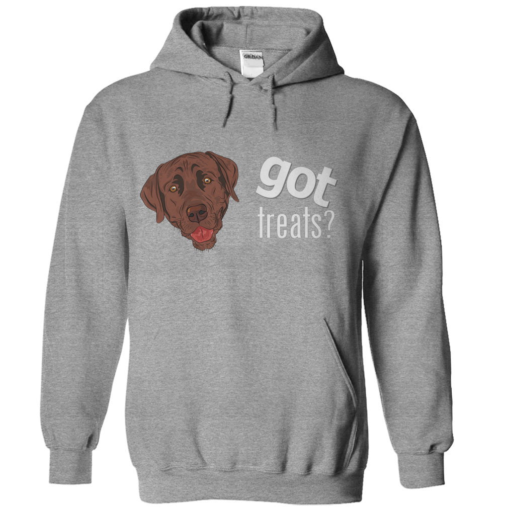 Got Treats Heads - Chocolate Lab