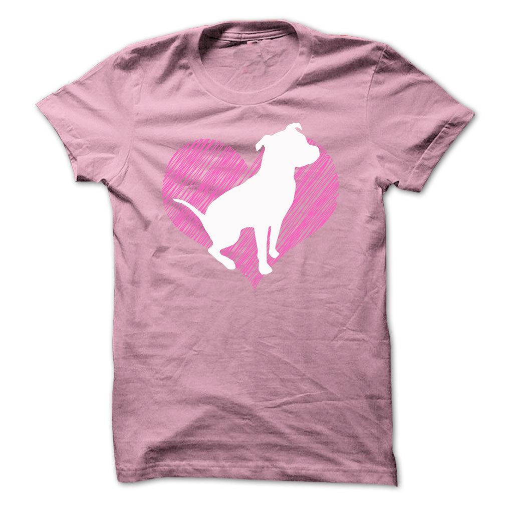 I LOVE PITBULL 2 TSHIRT