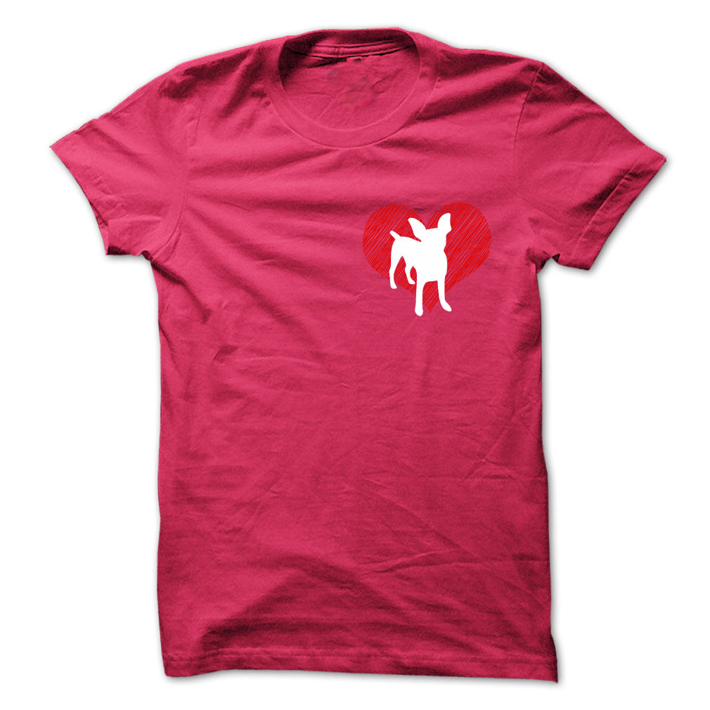 I Love Chihuahua 2 Red Heart