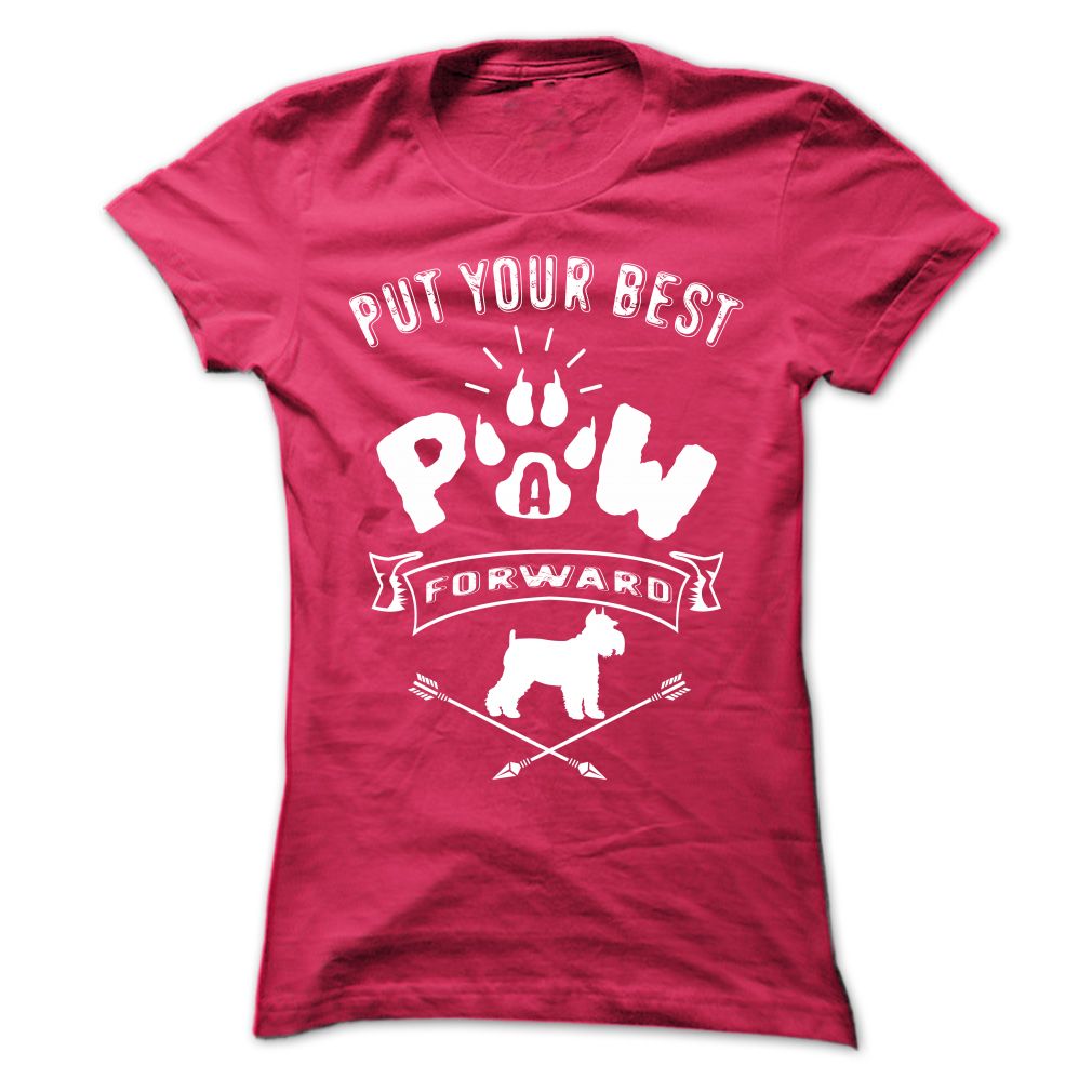 PUT YOUR BEST A PAW FORWARD-Schnauzer