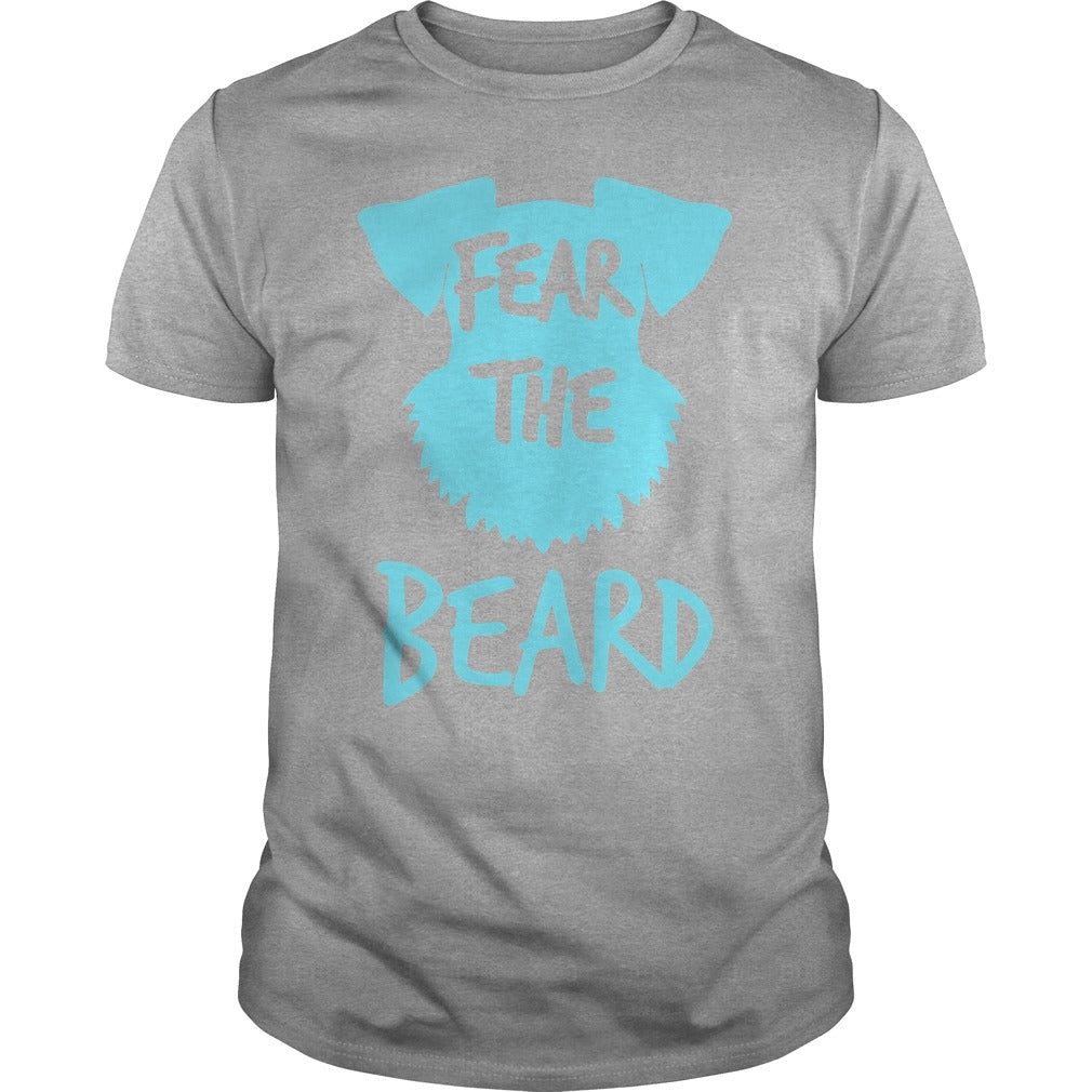 Schnauzer fear the beard funny T shirt