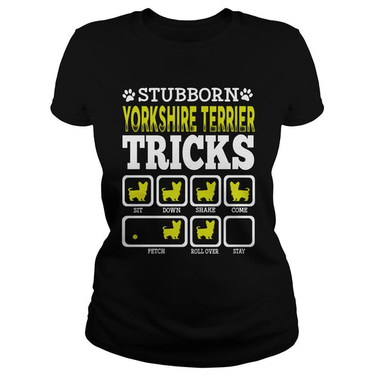 STUBBORN YORKSHIRE TERRIER TRICK