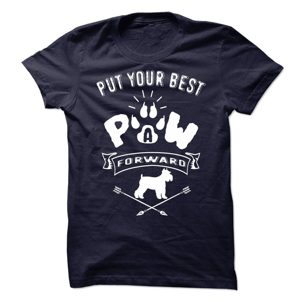 PUT YOUR BEST A PAW FORWARD-Schnauzer