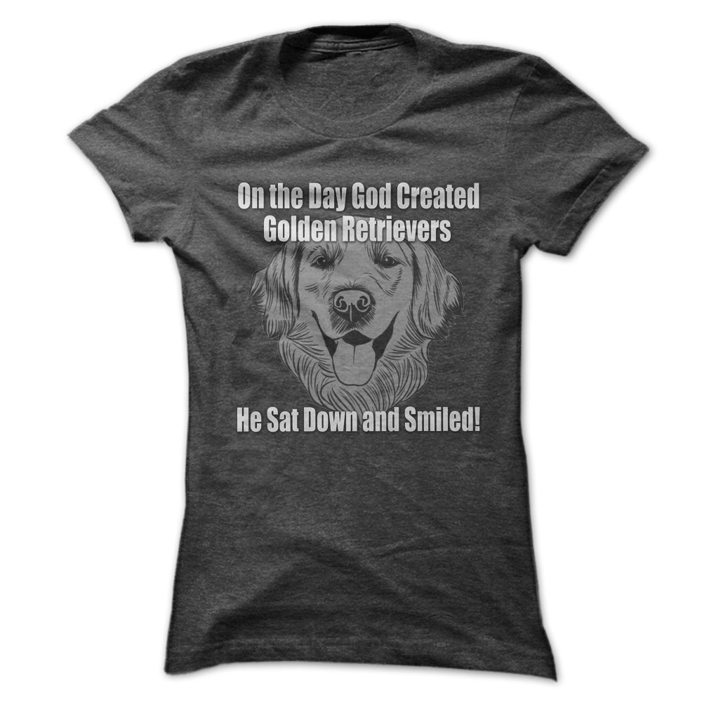 On the Day God Created Golden Retrievers