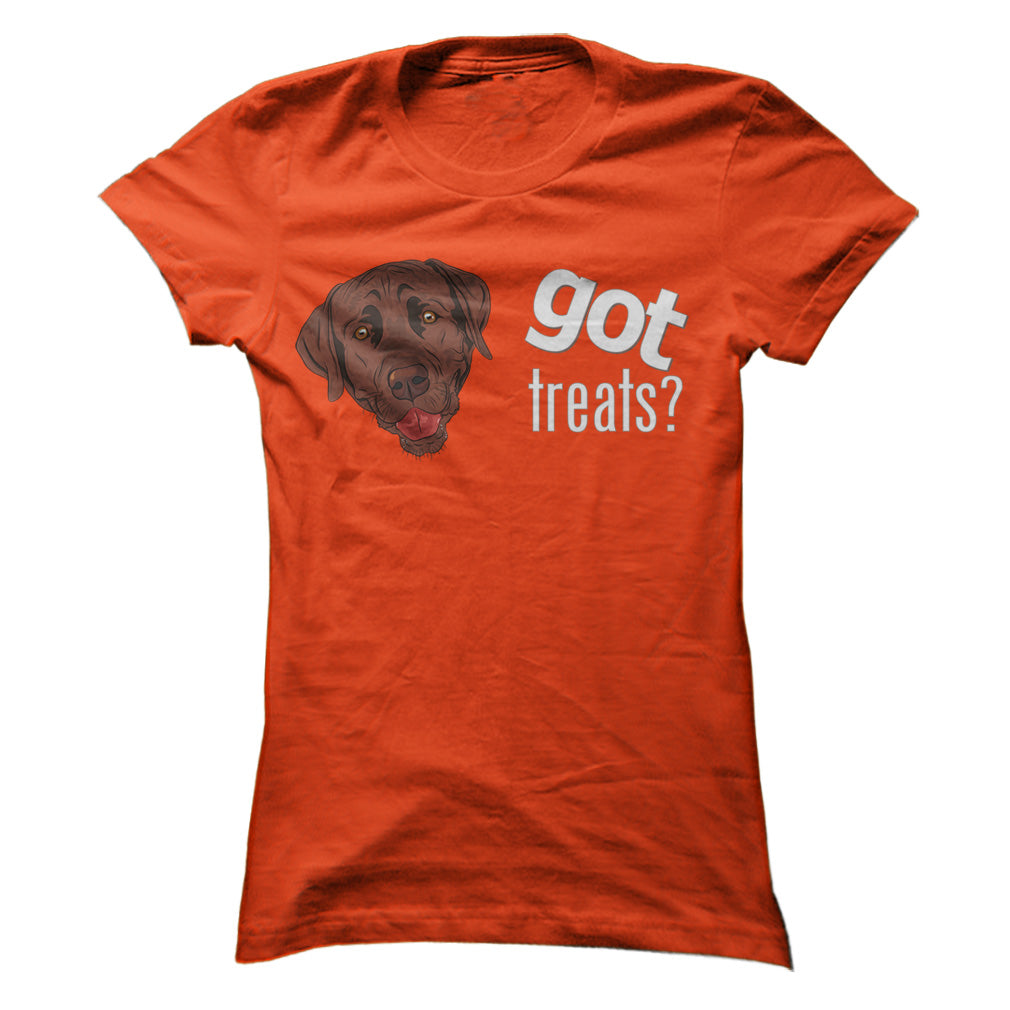 Got Treats Heads - Chocolate Lab