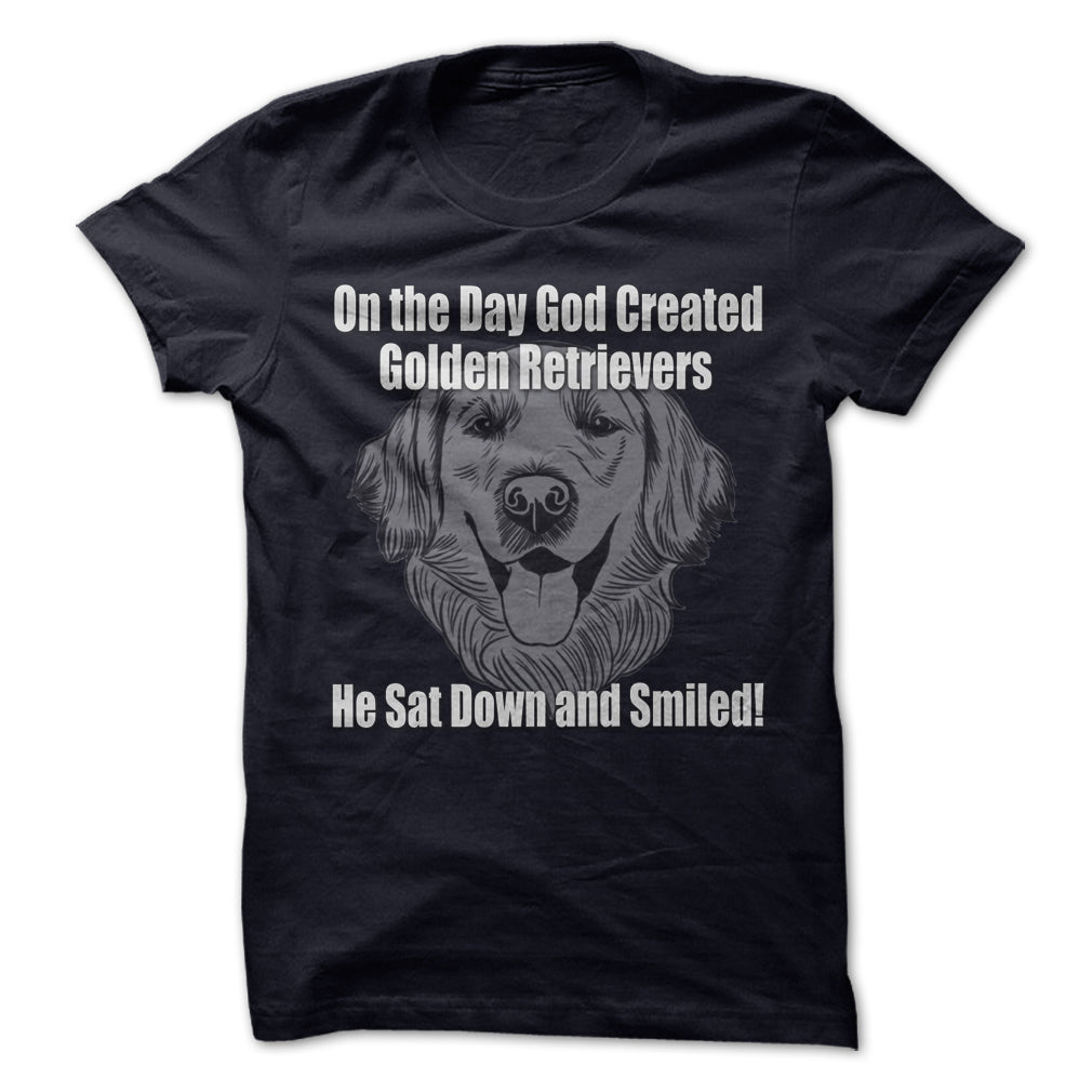 On the Day God Created Golden Retrievers