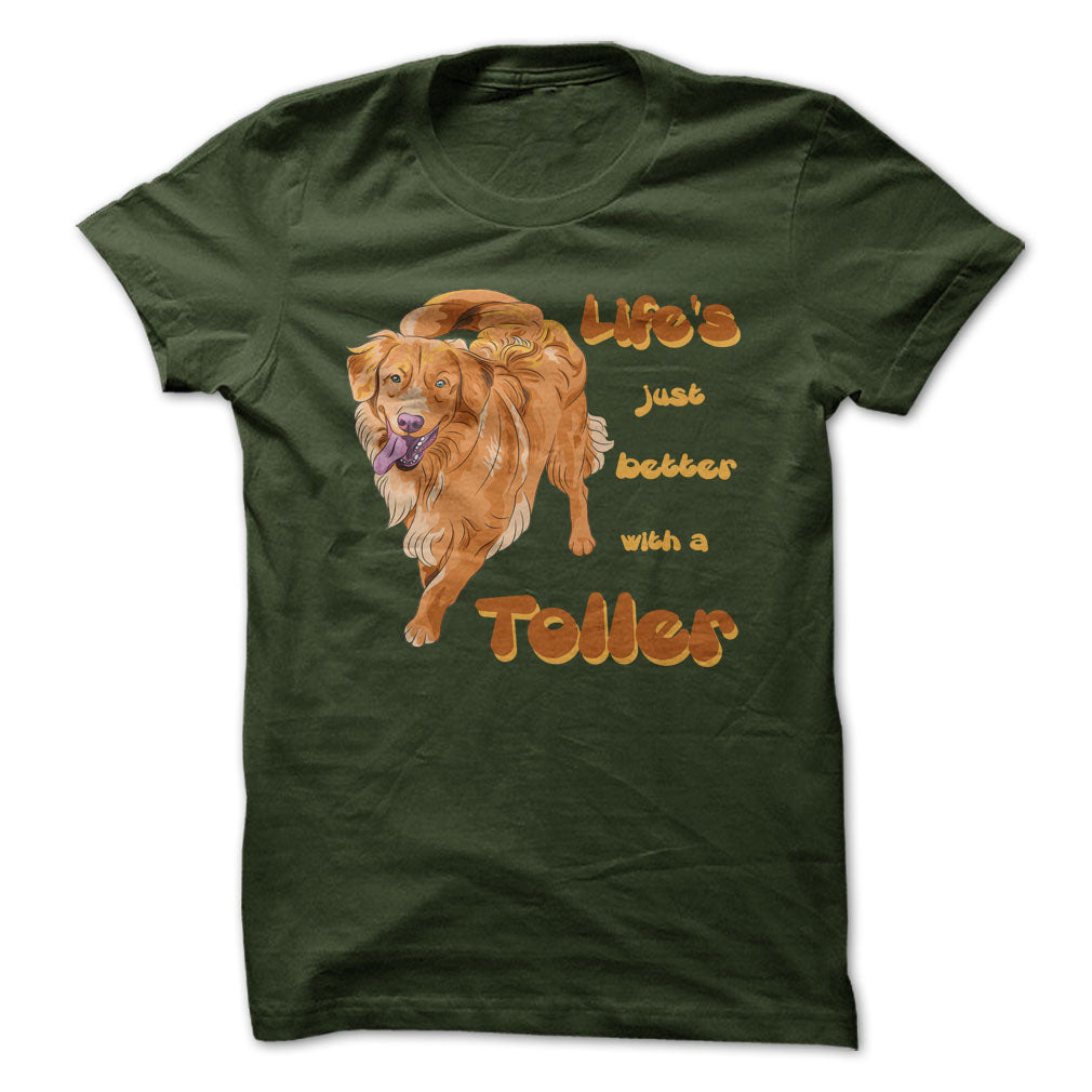 Life is just better with a Toller! For Nova Scotia Duck Tolling Retriever Lovers!