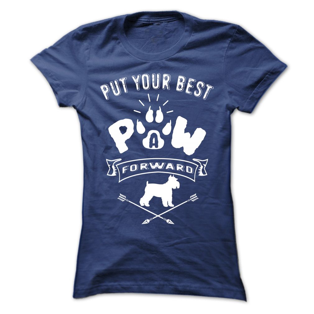 PUT YOUR BEST A PAW FORWARD-Schnauzer